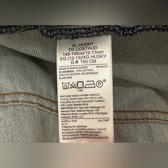 GAP Kids: Denim Jacket- Size XL Husky - Picture 10 of 10